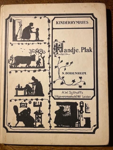 Kinderboek "Handje plak" met oud-Hollandse kinderversjes, Boeken, Fictie algemeen, Ophalen of Verzenden, Nelly Bodenheim, Gelezen