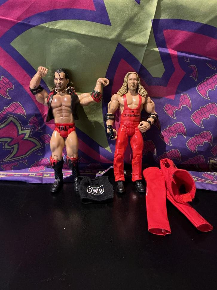Outsiders Kevin Nash Razor Ramon WWE actiefiguren, Kinderen en Baby's, Speelgoed | Actiefiguren, Gebruikt, Ophalen of Verzenden