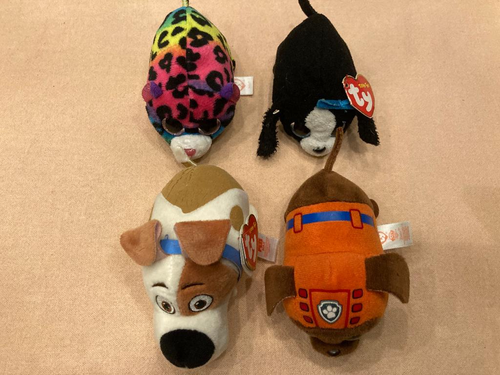 Ty beanies knuffels jelly max zuma en marel set!, Ophalen of Verzenden, Zo goed als nieuw, Overige typen