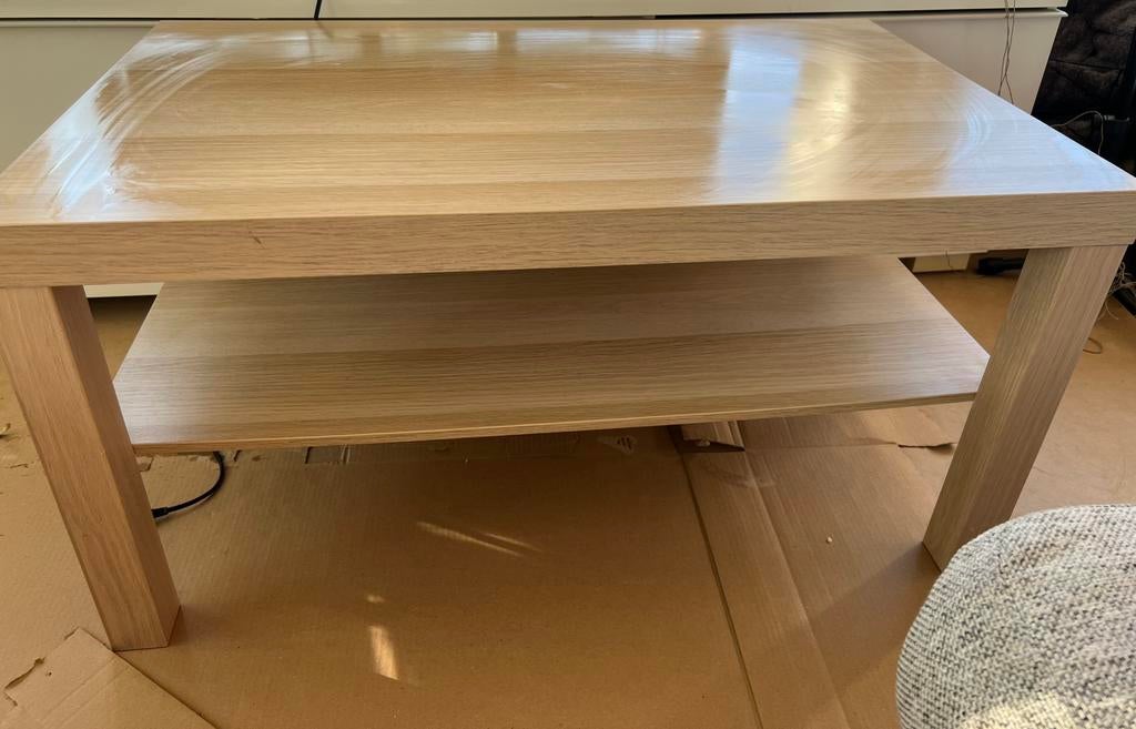 IKEA Lack Wit geglazuurd eiken effect 90x55, Ophalen, Zo goed als nieuw