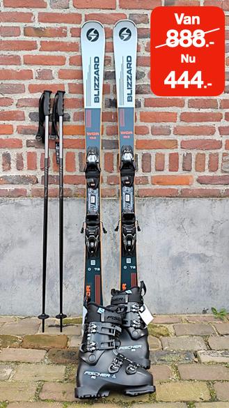 Nieuwe Fischer ski's + schoenen van 910.- voor 444.-, 160 tot 180 cm, Fischer, Nieuw, Ophalen of Verzenden