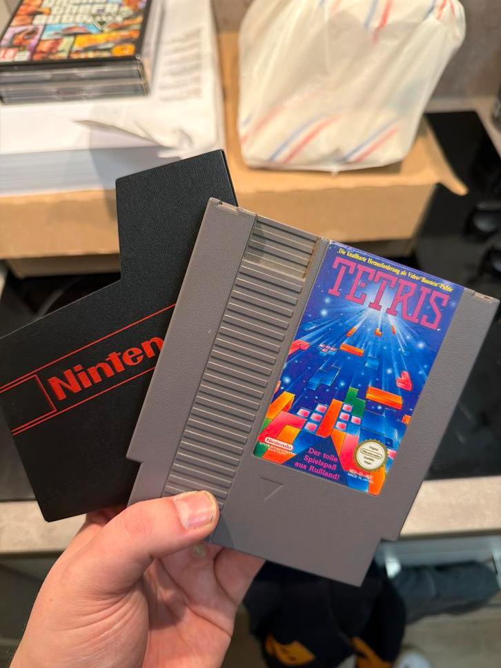 Tetris Nintendo NES - Klassieker!, Spelcomputers en Games, Games | Nintendo NES, Gebruikt, Puzzel en Educatief, 1 speler, Vanaf 3 jaar