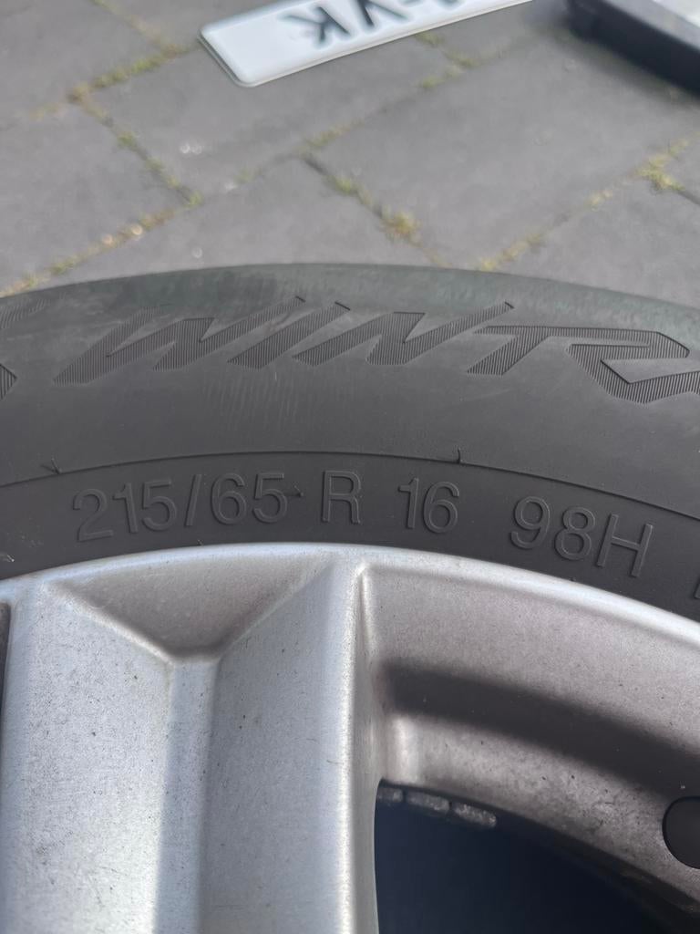 Vredestein Wintrac Winterbanden met ANZIO velgen215/65 R16, Auto-onderdelen, Ophalen, 16 inch, Banden en Velgen, Winterbanden