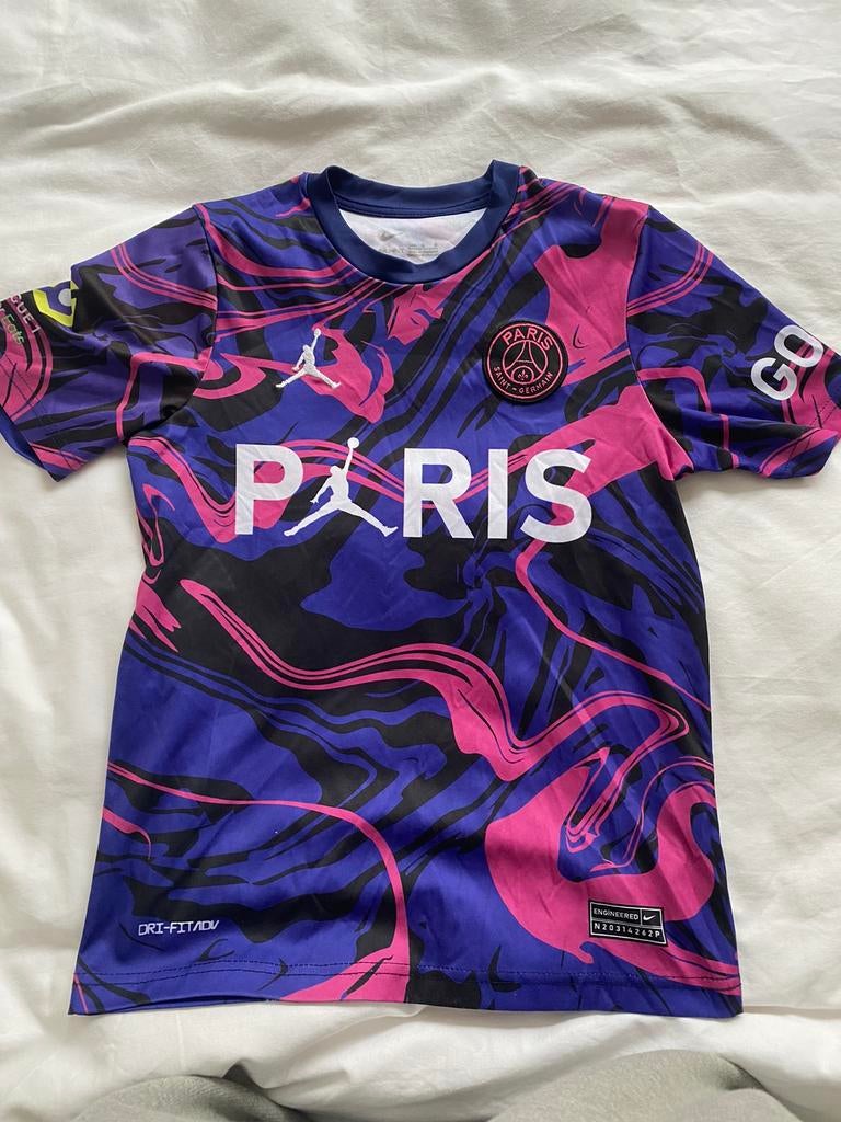Paris saint-sermain tenue mbappe, Maat S, Ophalen of Verzenden, Zo goed als nieuw, Shirt