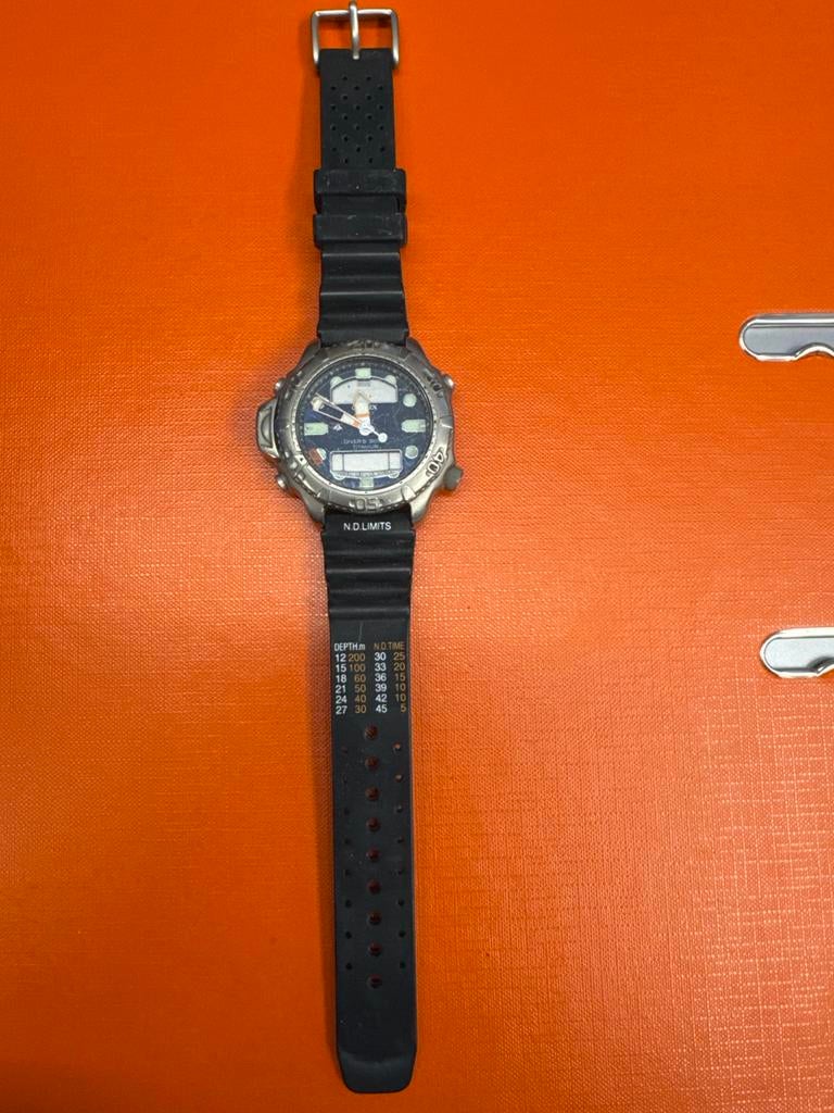 Citizen Promaster Aqualand Diver’s 200 Titanium C500, Ophalen, Overige materialen, Gebruikt, Kunststof