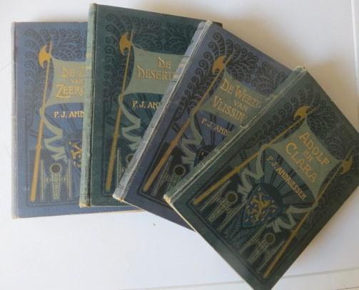 4 x A.J. Andriessen, Antiek en Kunst, Antiek | Boeken en Bijbels, Ophalen of Verzenden