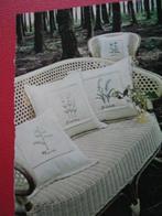 Borduurpatroon  Veldbloemen op kussen   nr 1311, Verzenden, Nieuw, Handborduren, Patroon