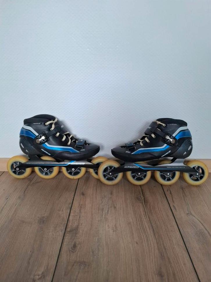 Powerslide R2 skeelers maat 46, Sport en Fitness, Skeelers, Zo goed als nieuw, Inline skates 4 wielen, Powerslide, Ophalen of Verzenden
