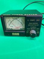 Maas k swr power 202 dubbele naald weergave, Telecommunicatie, Zenders en Ontvangers, Ophalen of Verzenden, Zo goed als nieuw