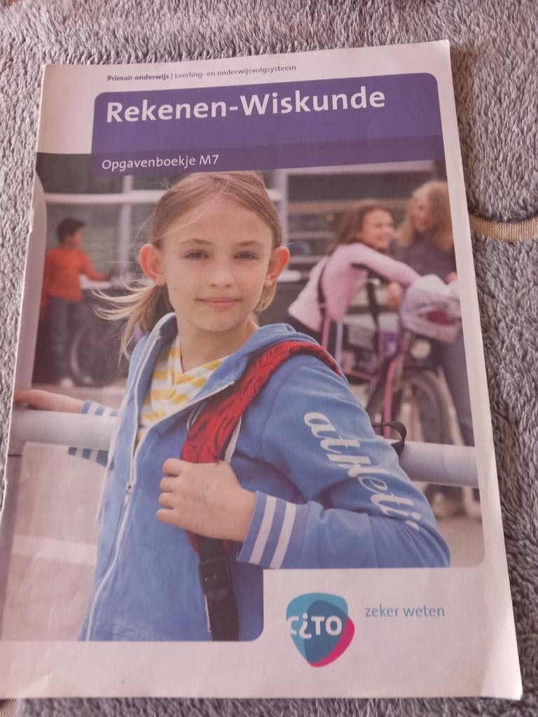 Groep 7 citotoets Rekenen-Wiskunde  M7 CITO, Ophalen of Verzenden, Gelezen