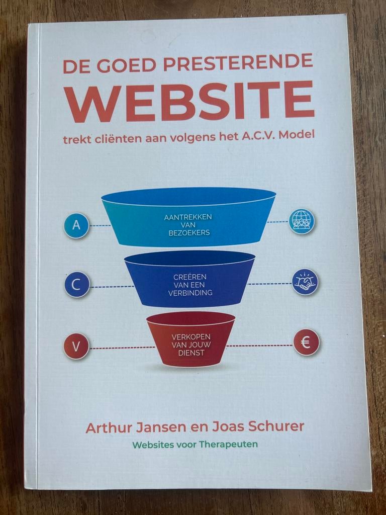 De Goed Presterende Website - Arthur Jansen & Joas Schurer, Boeken, Ophalen of Verzenden, Zo goed als nieuw, Internet of Webdesign
