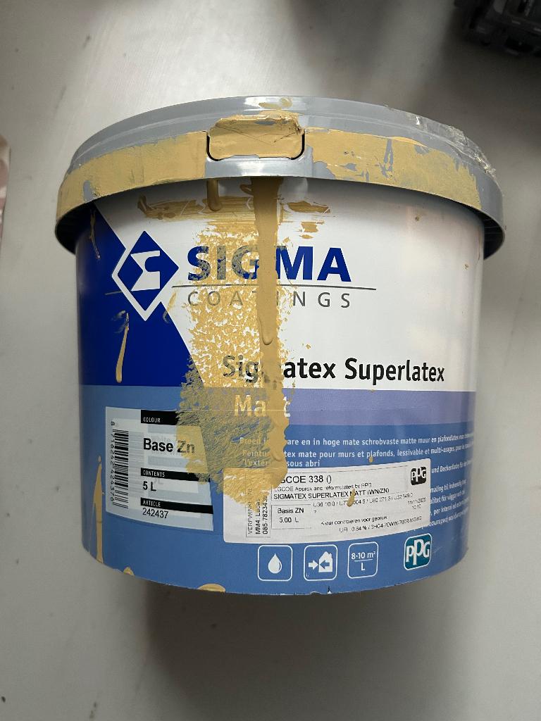 Little Green Madeleine Sigma verf, Ophalen, Geel, Minder dan 5 liter, Verf