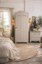 Linnenkast eendeurskast meidenkast kledingkast vintage, Ophalen, 50 tot 70 cm, 105 cm of meer, Nvt