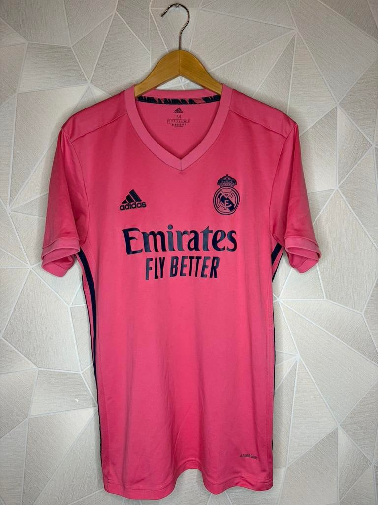 Real Madrid Uit 2020/2021, Sport en Fitness, Voetbal, Maat M, Ophalen of Verzenden, Zo goed als nieuw, Shirt