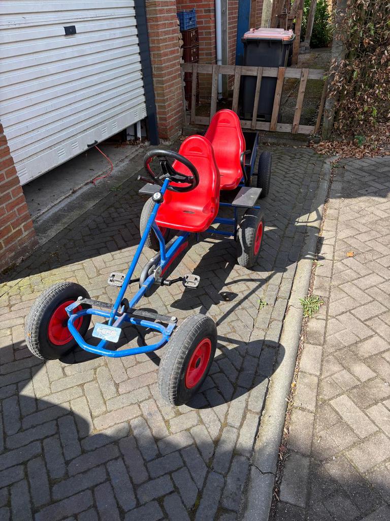 Berg Skelter incl. duo zitje en aanhanger., Kinderen en Baby's, Speelgoed | Buiten | Skelters, Ophalen, Zo goed als nieuw, Berg