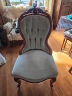 Antieke Biedermeier stoel met wieltjes, Antiek en Kunst, Ophalen of Verzenden