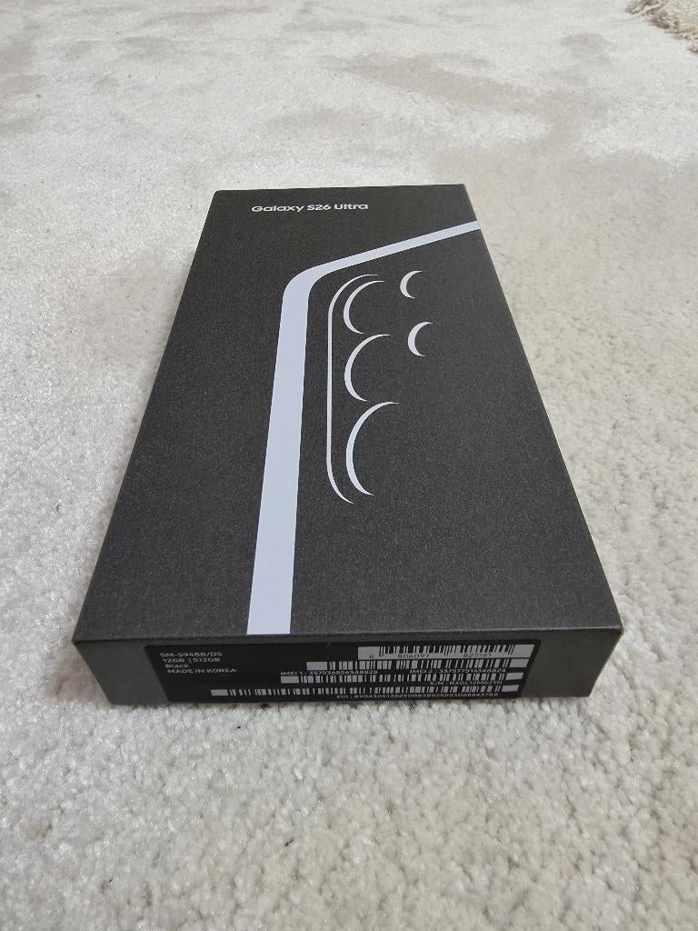 SAMSUNG S26 ULTRA *NIEUW/ONGEOPEND*512GB*FACTUUR***GARANTIE, Telecommunicatie, Mobiele telefoons | Samsung, Overige modellen, Zwart