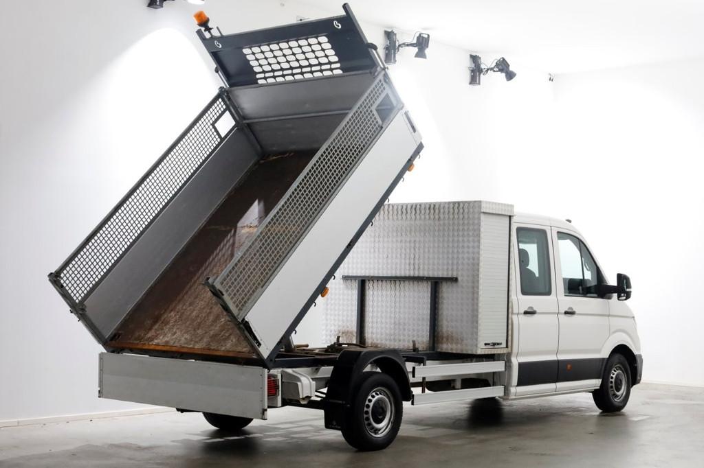 Volkswagen Crafter 35 2.0 TDI 140pk E6 D.C. Highline Kipper, Auto's, Bestelauto's, Voorwielaandrijving, Gebruikt, Euro 6, 4 cilinders