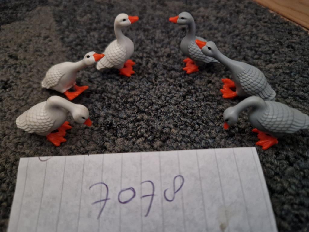 Playmobil 7078 Ganzen, Ophalen, Zo goed als nieuw, Complete set