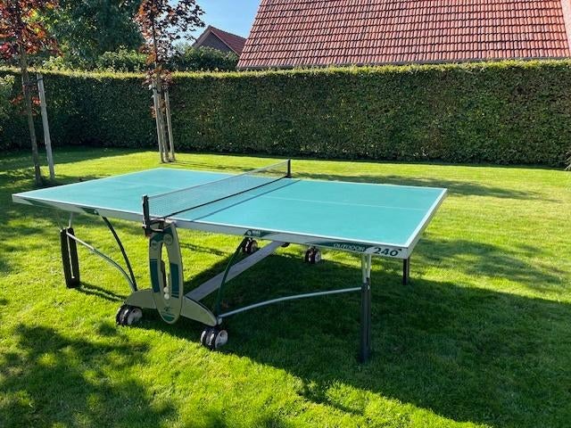 Cornilleau outdoor tafeltennistafel Top 240, Sport en Fitness, Tafeltennis, Ophalen, Gebruikt, Tafel Indoor, Verrijdbaar