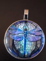hanger Libelle / Dragonfly lila blauw, Ophalen of Verzenden, Nieuw, Blauw, Glas of Kristal