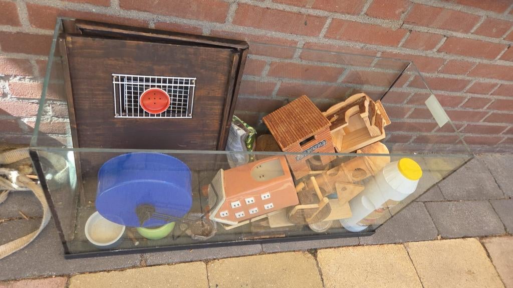 Hamsterkooi, Minder dan 60 cm, Kooi, Minder dan 75 cm, Ophalen of Verzenden