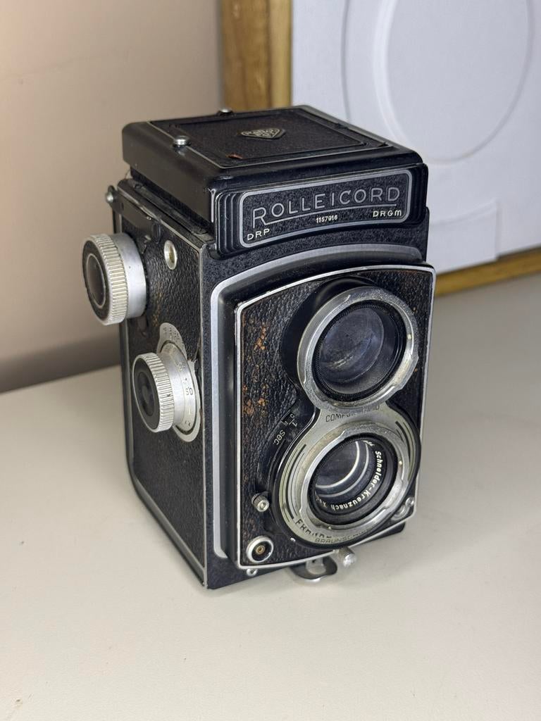 Vintage Rolleicord III Twin-Lens Reflex (TLR) Camera, Audio, Tv en Foto, Fotocamera's Analoog, Ophalen of Verzenden, Gebruikt