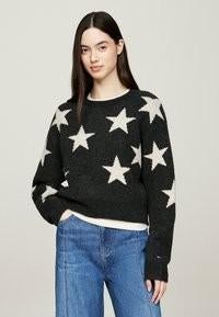 Tommy hilfiger star jumper nieuw, Ophalen of Verzenden, Nieuw, Maat 36 (S), Zwart
