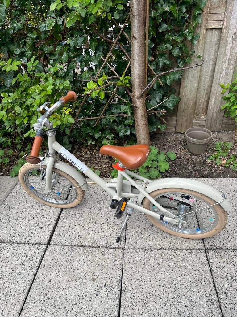 Veloretti maxi pebble grey, Fietsen en Brommers, Fietsen | Kinderfietsjes, Ophalen, Gebruikt, 16 tot 20 inch, Zijwieltjes