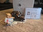 Cherished Teddies Zoe met zwarte taxi beeldje, Ophalen of Verzenden