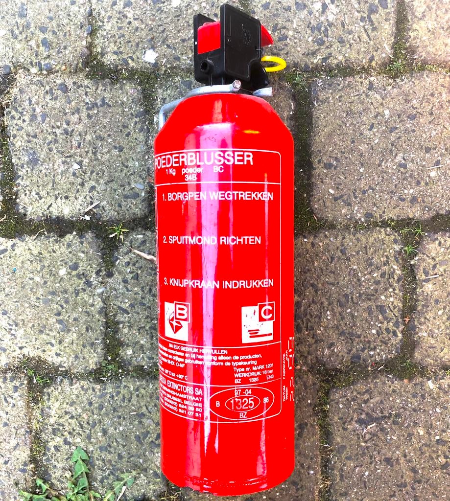 Poederblusser 1kg BC - Brandblusser, Ophalen of Verzenden, Gebruikt, Brandblusser