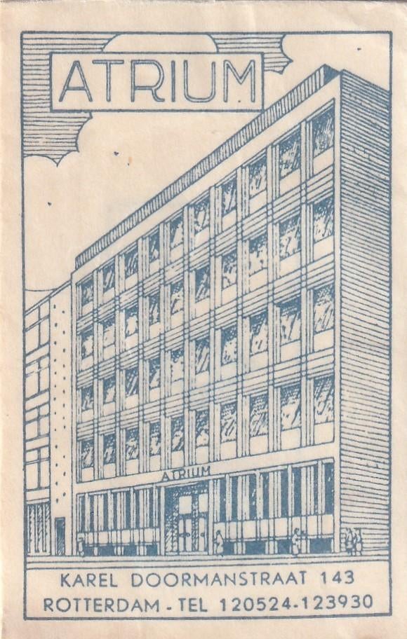 suikerzakje #36 : Atrium Rotterdam, Verzamelen, Verzenden, Nederland