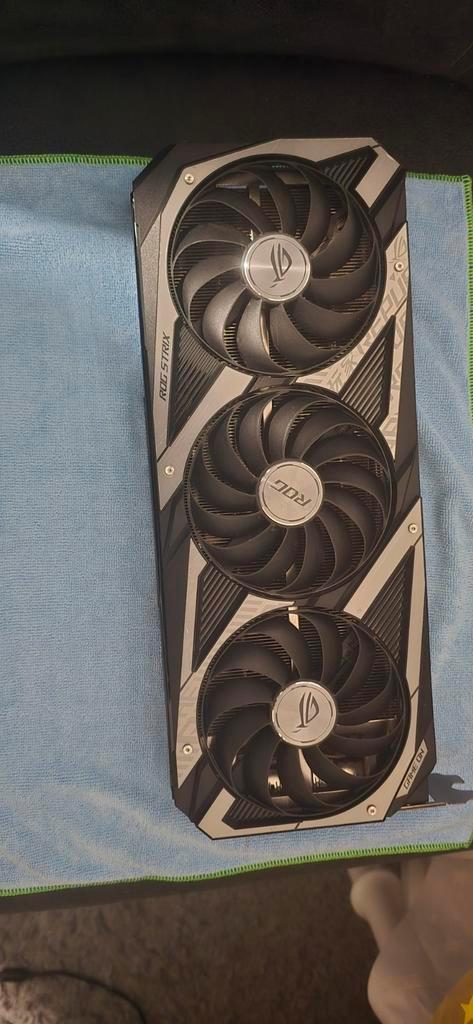 RTX 3080 Ti 12GB ASUS ROG STRIX OC - GDDR6X RAM, Computers en Software, Videokaarten, Zo goed als nieuw, PCI-Express 4.0, GDDR6