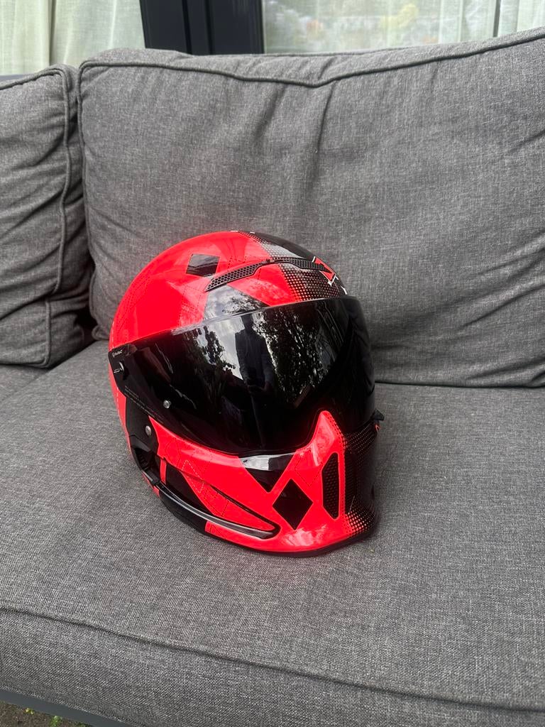 RUROC Harley quinn, Motoren, Kleding | Motorhelmen, Overige merken, M, Verzenden, Integraalhelm