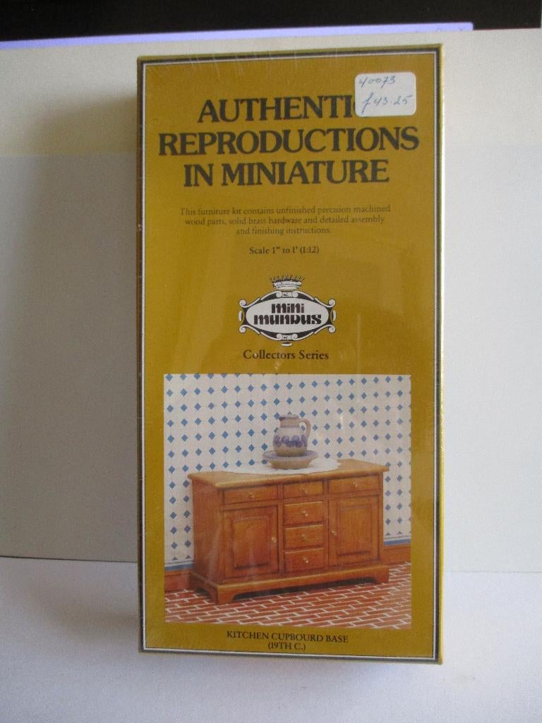poppenhuis Bouwpakket keuken kast, Ophalen of Verzenden, Zo goed als nieuw, Decoratie