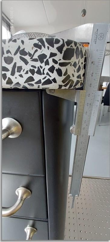 Losse Terrazzo bladen + 2 keukenkastjes, Huis en Inrichting, Ophalen, Gebruikt, 50 tot 100 cm, Overige kleuren