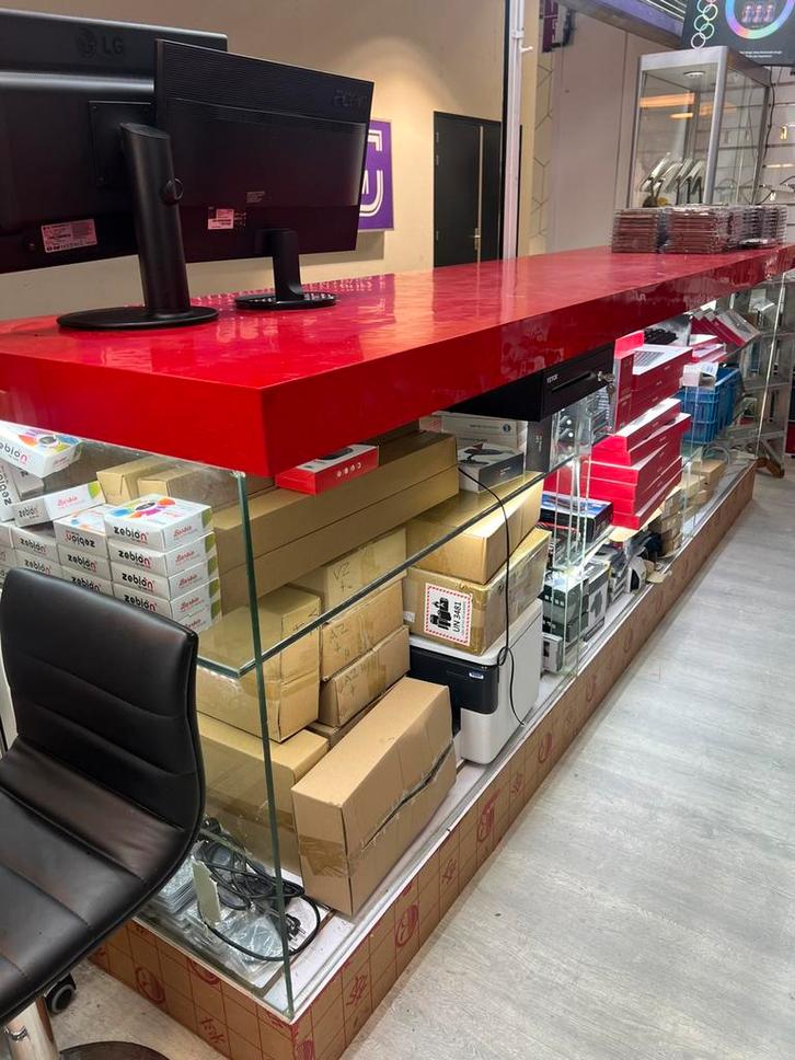 Toonbank balie vitrine vitrage vitrinekast voor winkels, Zakelijke goederen, Kantoor en Winkelinrichting | Onderdelen, Ophalen