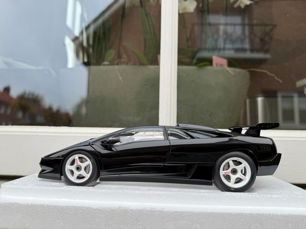 1:18 Lamborghini Diablo SV-R Deep Black Autoart 79146, Hobby en Vrije tijd, Modelauto's | 1:18, Auto, Autoart, Nieuw, Ophalen of Verzenden