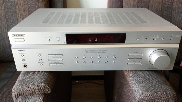 Sony STR-DE197 Stereo Receiver - Zilver, Audio, Tv en Foto, Versterkers en Receivers, Gebruikt, Stereo, 60 tot 120 watt, Sony