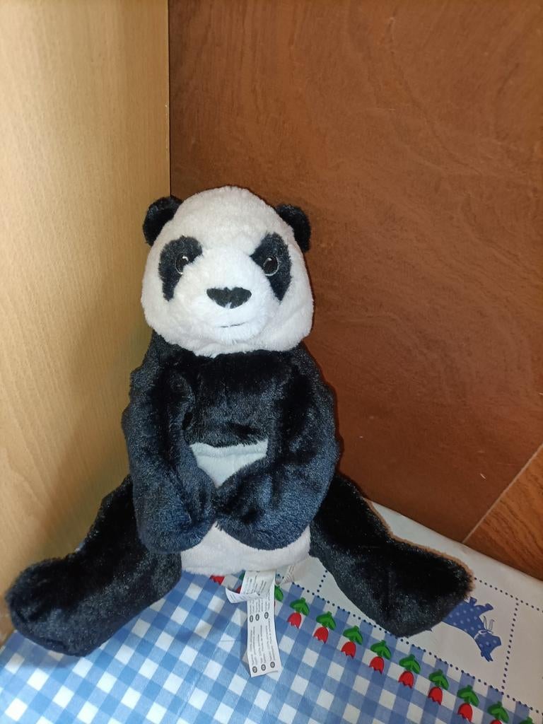 Ikea panda knuffel 33 cm groot, Ophalen of Verzenden, Zo goed als nieuw, Overige typen