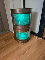 Grote Oude Koperen Scheepslamp, Ophalen of Verzenden