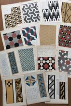 Meetkunstig vlakornament motieven grafisch ontwerp, Ophalen of Verzenden