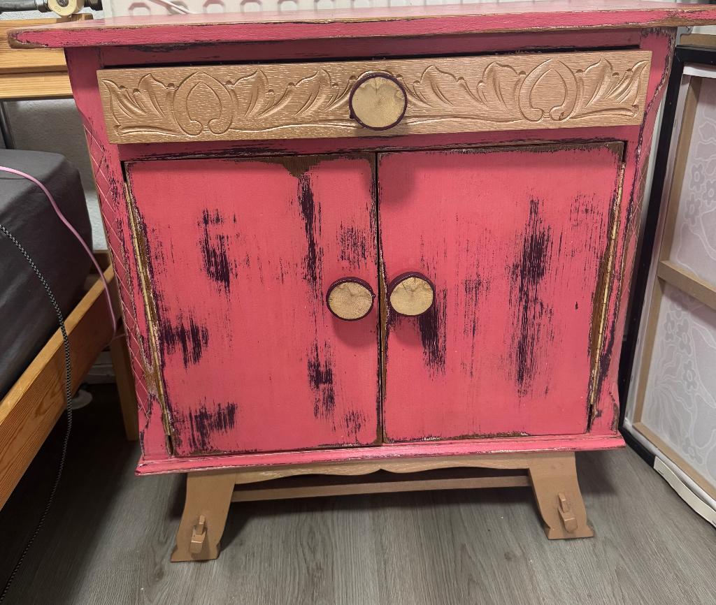 Nachtkastje, Huis en Inrichting, Slaapkamer | Nachtkastjes, Ophalen, Gebruikt, Minder dan 45 cm, 55 tot 70 cm