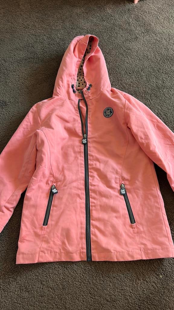 Rose zomerjas maat 128, Kinderen en Baby's, Kinderkleding | Maat 128, Ophalen of Verzenden, Gebruikt, Meisje, Jas