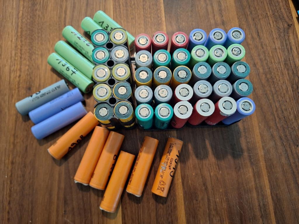 18650 batterijen, Audio, Tv en Foto, Accu's en Batterijen, Ophalen, Zo goed als nieuw, Oplaadbaar