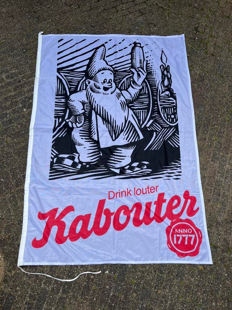 Drink Louter Kabouter Bier 1777 Vlag Bieren Pils Pilsener, Ophalen of Verzenden, Nieuw, Overige typen, Overige merken