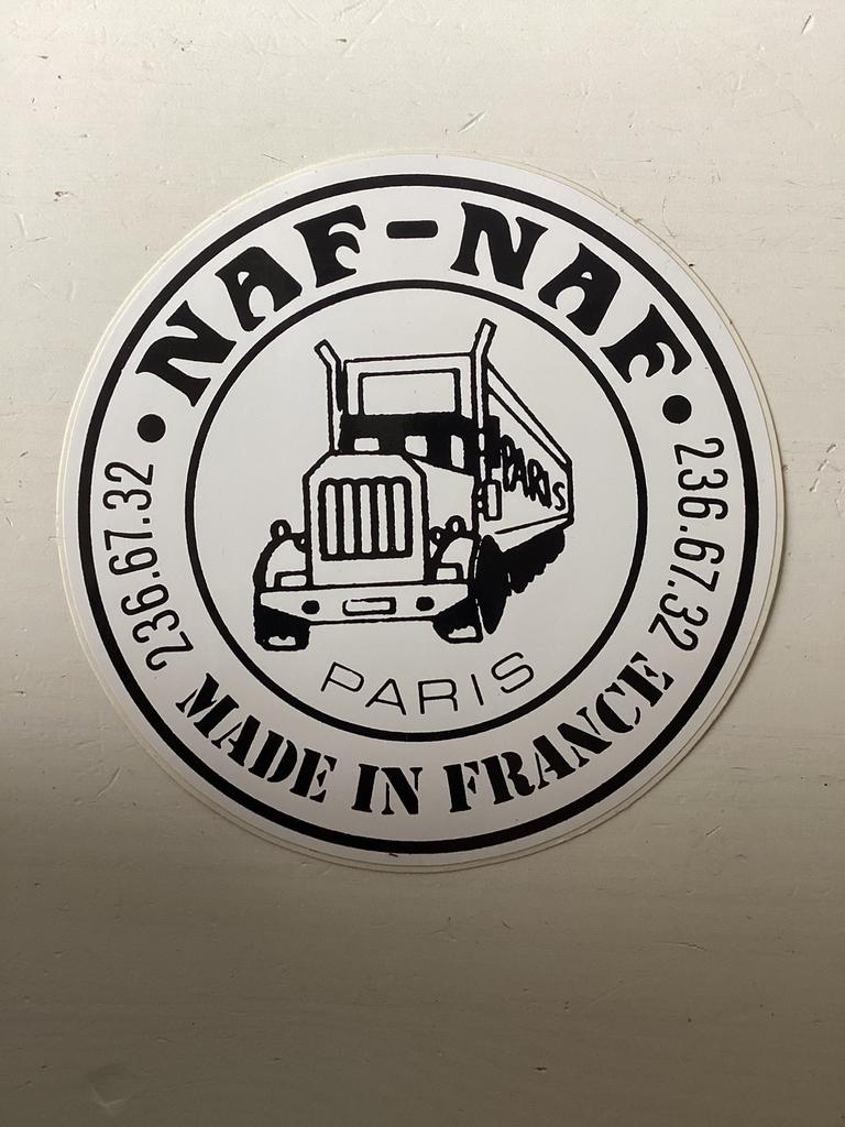 Sticker Nat-Naf (kledingmerk), Verzenden, Zo goed als nieuw, Merk
