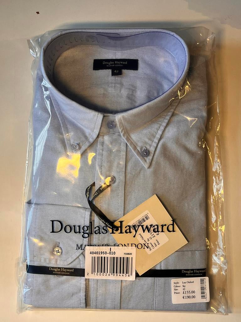 Douglas Hayward donkerblauw hemd maat 42cm, Kleding | Heren, Overhemden, Ophalen of Verzenden, Nieuw, Blauw, Halswijdte 41/42 (L)