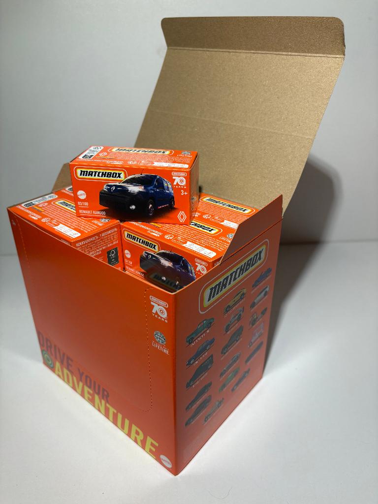 Matchbox Power Grabs - Pack incl. 24x #83 Renault Kangoo, Hobby en Vrije tijd, Modelauto's | Overige schalen, Verzenden, Nieuw