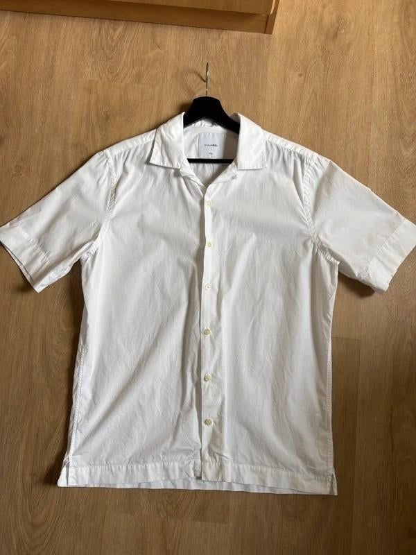 No Label wit korte mouw overhemd Havana – maat L, Verzenden, Wit, Halswijdte 41/42 (L), Gedragen